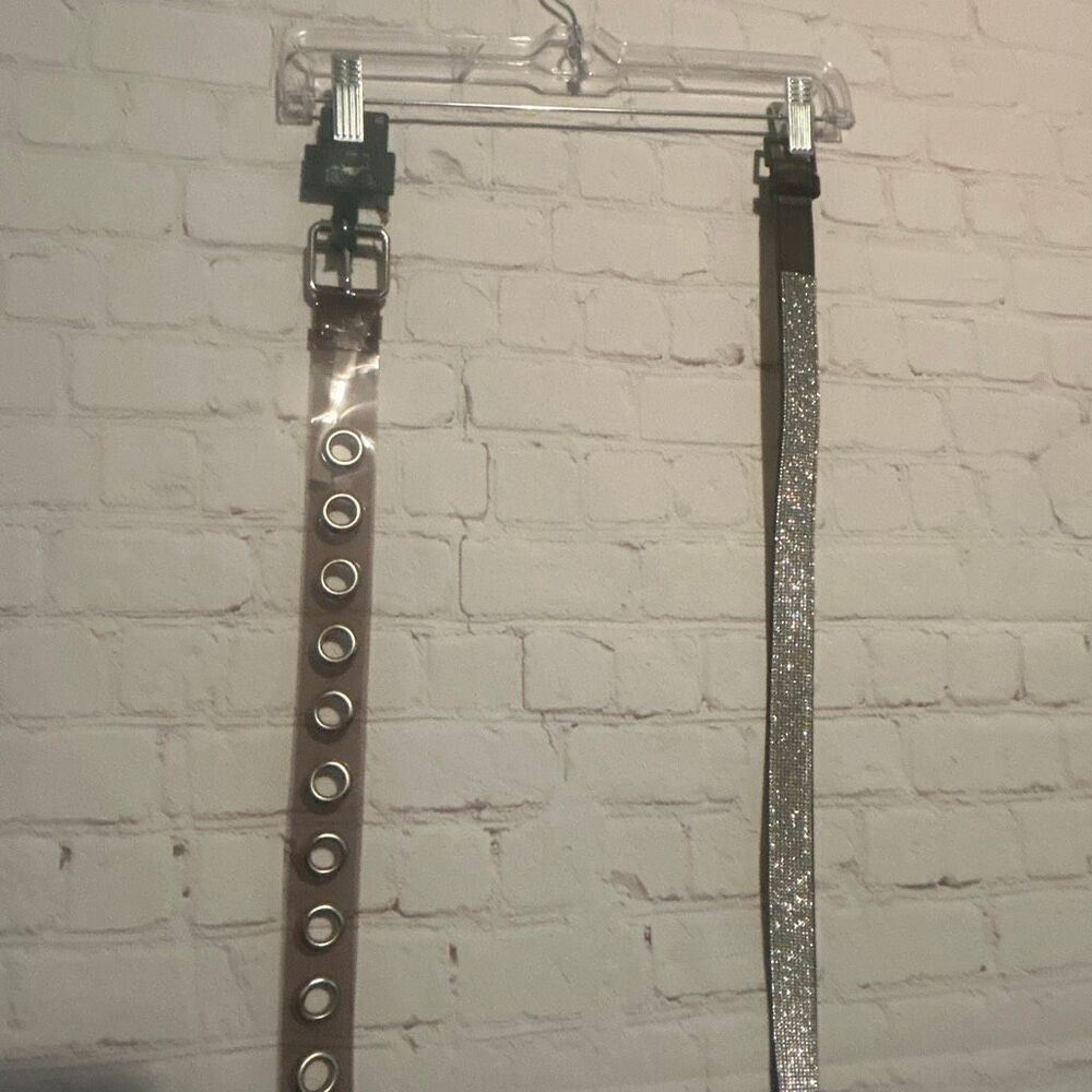 Wild Fable Women’s Belts – Bundle of 2 – Size XS – Rhinestone & Grommet – New